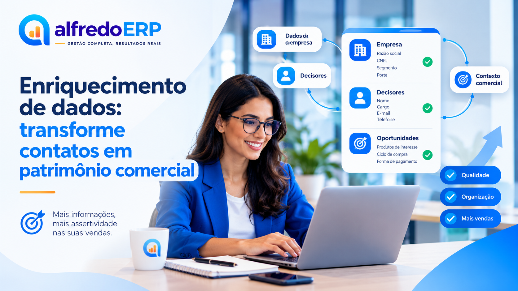 Enriquecimento de dados: transforme contatos em patrimônio comercial
